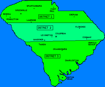 South Carolina Chapter of NATP Districts